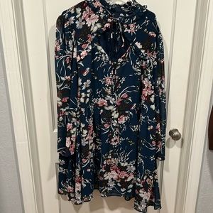 Blue Floral Dress